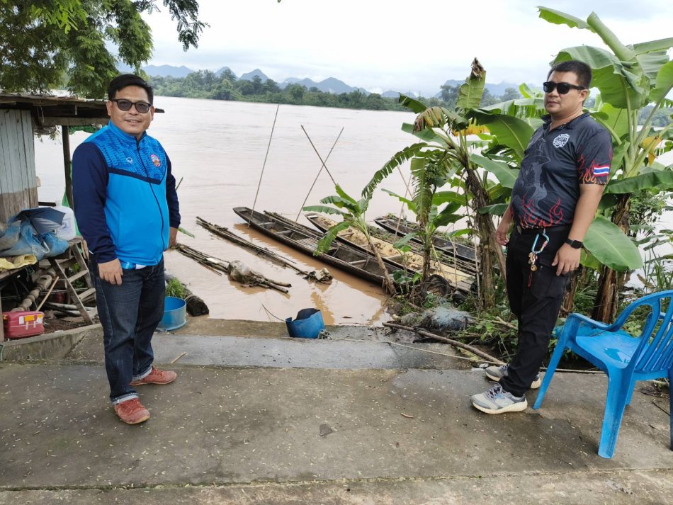 สำรวจแม่นำ้โขงป้องกันนำ้ท่วม